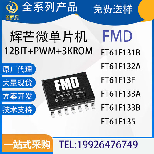 辉芒微8位单片机FT61F131B-RBPWM