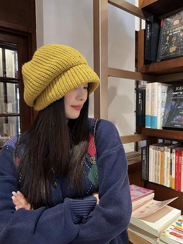 uncleyao姚叔叔大头围水母毛线帽