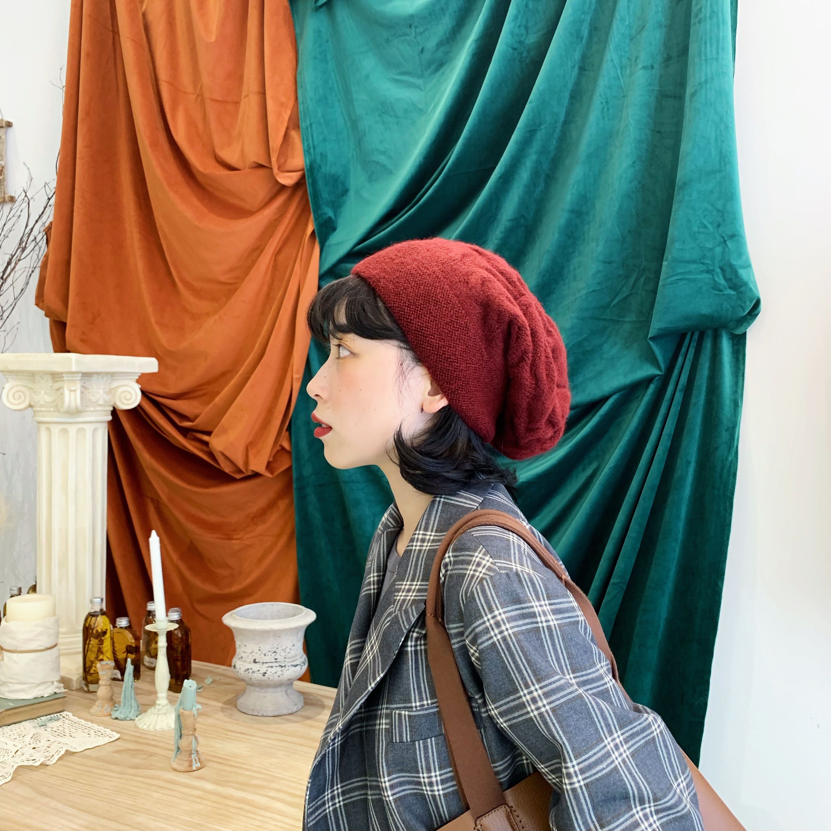 心头一抹白月光软糯亲肤兜兜帽子