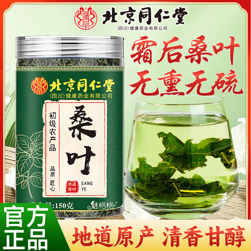 北京同仁堂桑叶茶150g霜后桑叶