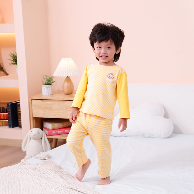 儿童内衣套装秋装宝宝家居服男童女童秋衣秋裤德绒打底睡衣保暖衣
