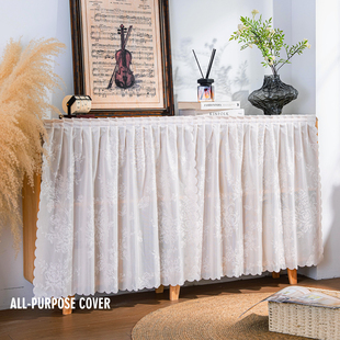 柜子遮挡帘衣柜门帘防尘帘免打孔魔术贴置物架橱柜帘装饰美观纱帘