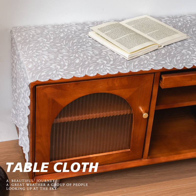 电视柜桌垫长条桌布美式田园ins风轻奢餐边柜鞋柜垫子台面保护垫,居家布艺,桌布,淘宝优惠券,粉丝福利购,淘宝优惠卷