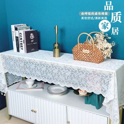 美式蕾丝长条斗柜电视柜桌旗桌布