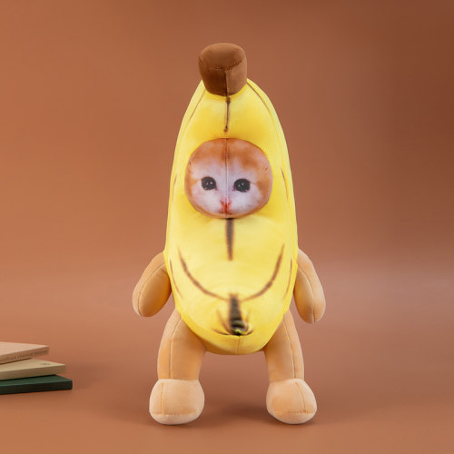 比比拉布玩偶香蕉小猫抽象公仔娃