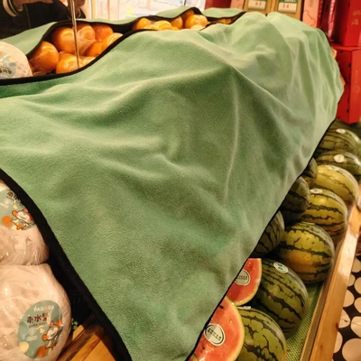 水果保湿毛巾保鲜加厚加大双面柔软布蔬菜生鲜盖毯大闸蟹盖菜专用