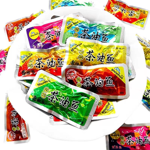 舜华东江鱼牌小鱼仔干香辣鱼块即食小吃热卖零食湖南特产茶油鱼