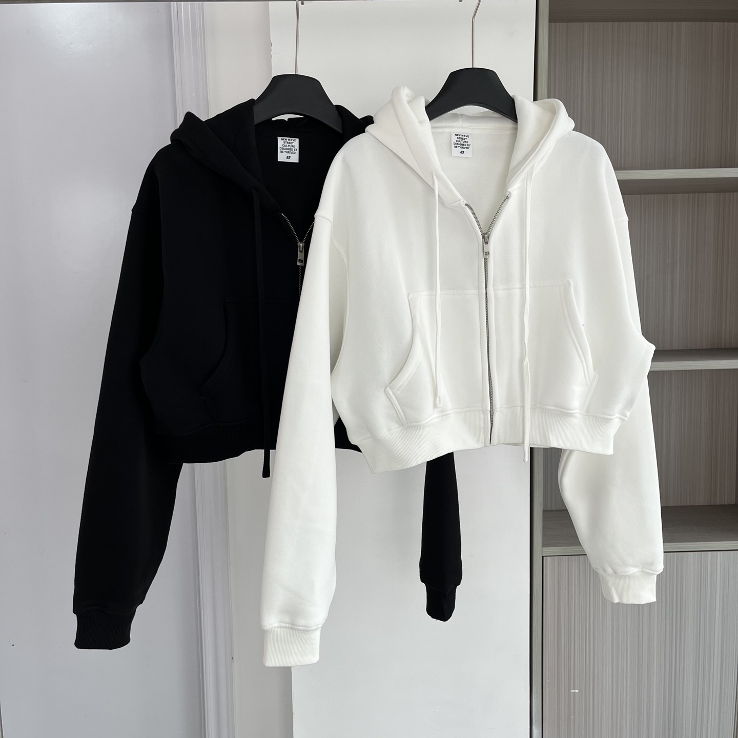 法式小众2025新款连帽卫衣外套宽松女百搭显瘦短款拉链开衫上衣,女装/女士精品,卫衣/绒衫,淘宝优惠券,粉丝福利购,淘宝优惠卷