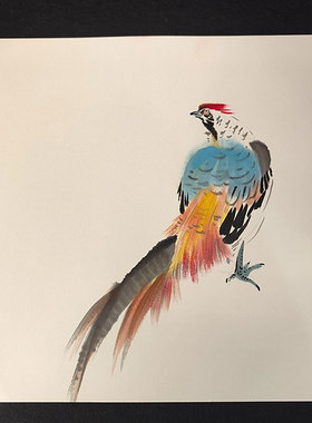 青年画家唐子杰老师手绘国画