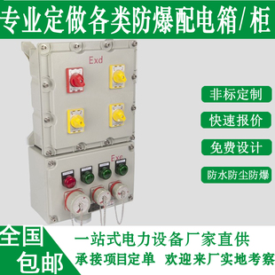 防爆插座箱控制柜接线空箱检修电源成套配电照明开关不锈钢变频柜