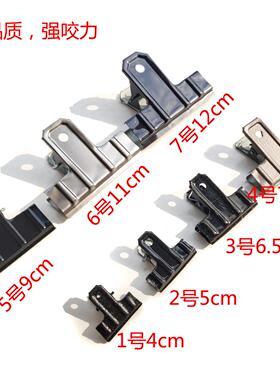 黑色铁夹子黑铁夹票据铁夹子1号 2号 3号4号 5号 6号 7号大棚票夹