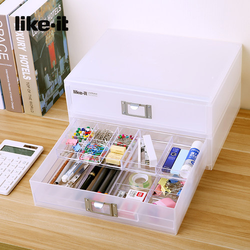 Likeit日本进口文具整理盒