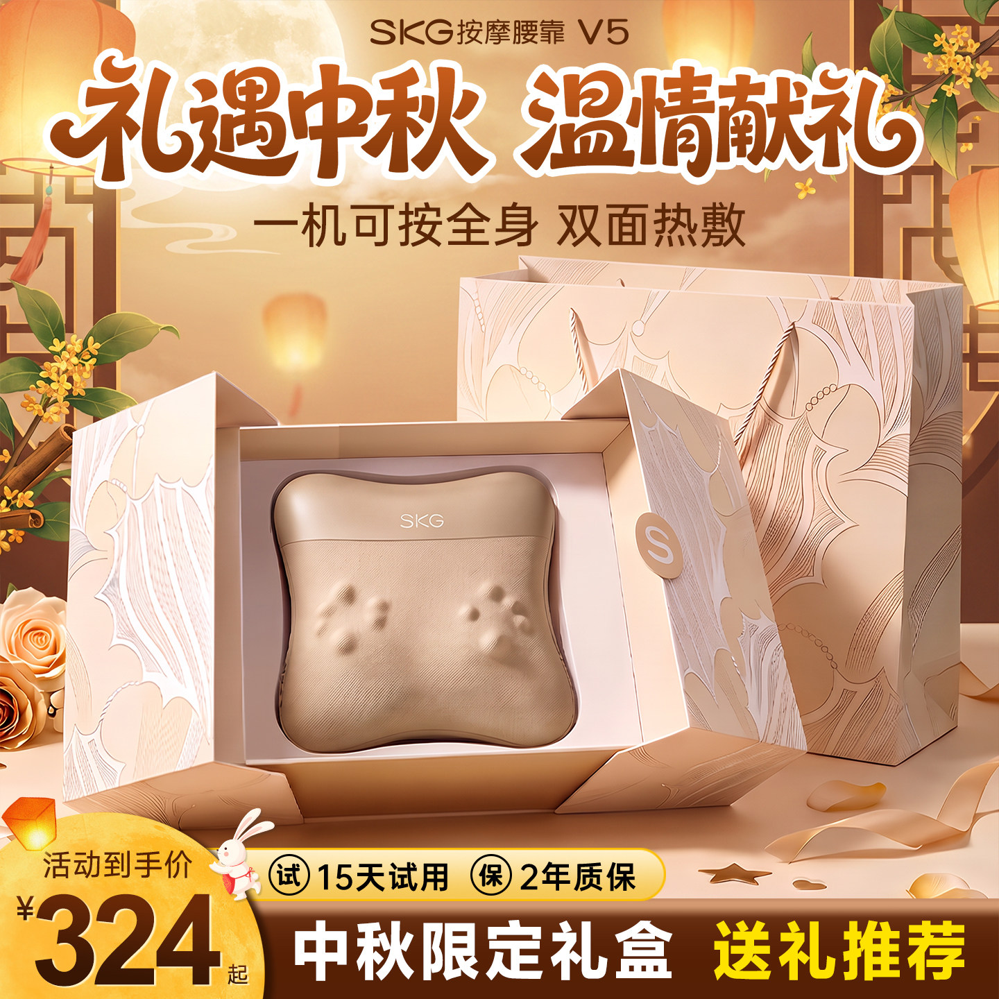 [送礼推荐]skg腰部按摩仪器V5图片
