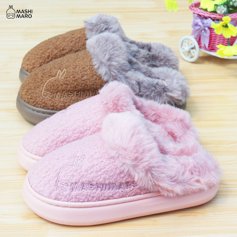 流氓兔冬季棉拖鞋男女居家室内厚底防滑加厚情侣踩屎感家用拖软底,居家布艺,居家棉拖/棉鞋,淘宝优惠券,粉丝福利购,淘宝优惠卷