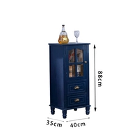 Синий, 40×35×88см