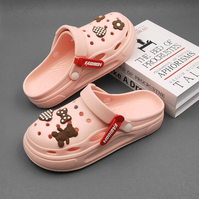 厚底洞洞鞋卡通可爱网红泡沫eva