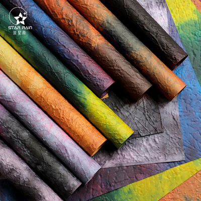 流星雨立体浮雕水墨风华纸压纹纸