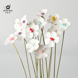 流星雨紫罗兰仿真干花蓝星花永生花鲜花花束diy搭配材料花艺资材