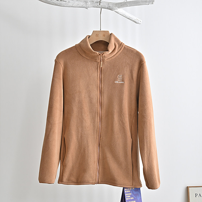 벨벳 지퍼 요가웨어 피트니스 스포츠 자켓 여성 겉옷 올리 벨벳 스탠드 업 가디건 따뜻한 벨벳 스웨터 긴팔 겨울