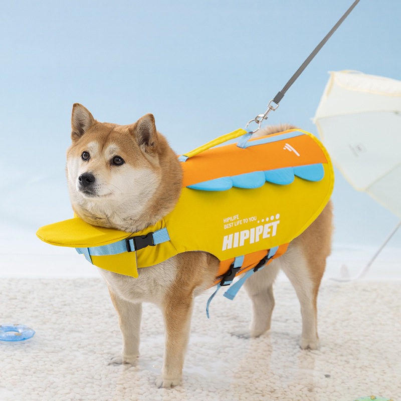 夏季超强浮力游泳救生衣带牵引扣