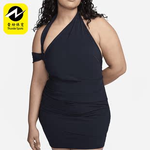 Nike/耐克正品Jacquemus 女士柔软分层式连衣裙FJ3141-475