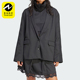 外套IY9017 三叶草女士休闲运动宽松西装 Adidas 阿迪达斯正品