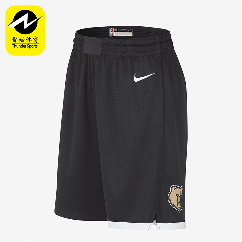 Nike/耐克正品孟菲斯灰熊队男士经典时尚宽松运动短裤DX8707-010