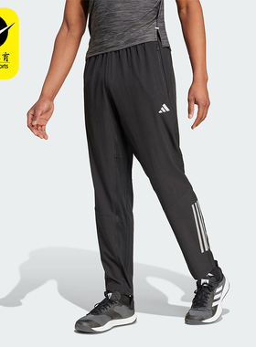 Adidas/阿迪达斯正品GYM 3S PNT男士梭织运动健身长裤IM7484