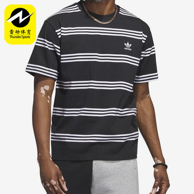阿迪达斯男士透气短袖T恤