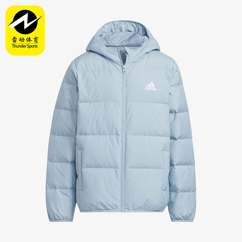 阿迪达斯正品儿童休闲羽绒服