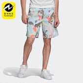 男子印花休闲透气短裤 三叶草夏季 FM2244 阿迪达斯正品 Adidas