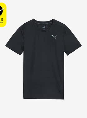 Puma/彪马正品运动透气夏季新款男士时尚网眼短袖T恤523002-01