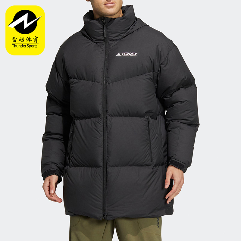 阿迪达斯男女时尚舒适运动羽绒服