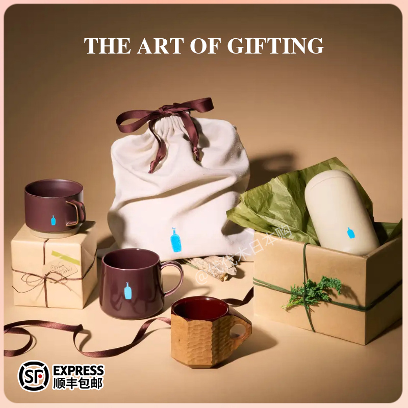 日本bluebottle蓝瓶咖啡2025圣诞限定红豆色咖啡杯陶瓷喝水杯子