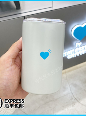 日本blue bottle蓝瓶子HUMAN MADE联名爱心陶瓷咖啡马克杯保温杯