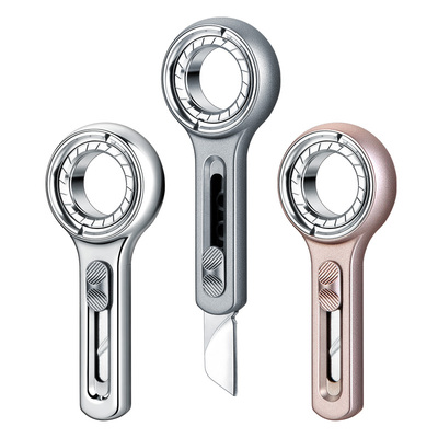 EDC机甲掌刃双重解压神器指环推刀指啪币音尖陀螺黑科技男友礼物