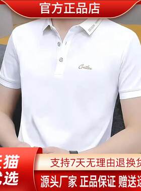 朕知道品质服饰男士休闲时尚t恤韩版百搭翻领polo衫刺绣图标带领