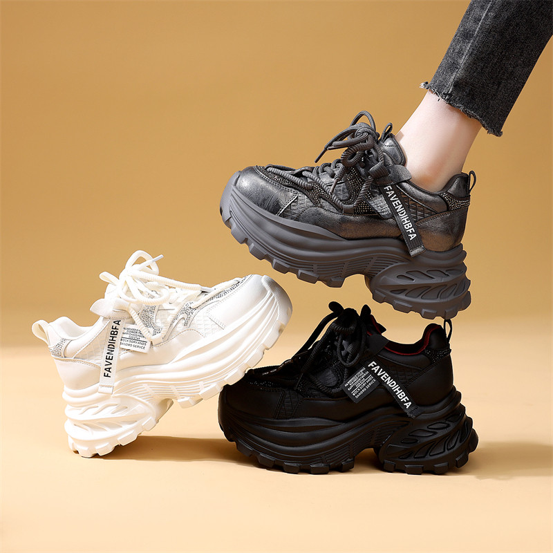 厚底爆款老爹鞋女2026春季新款百搭网红增高休闲鞋软底轻便运动鞋,女鞋,老爹鞋,淘宝优惠券,粉丝福利购,淘宝优惠卷