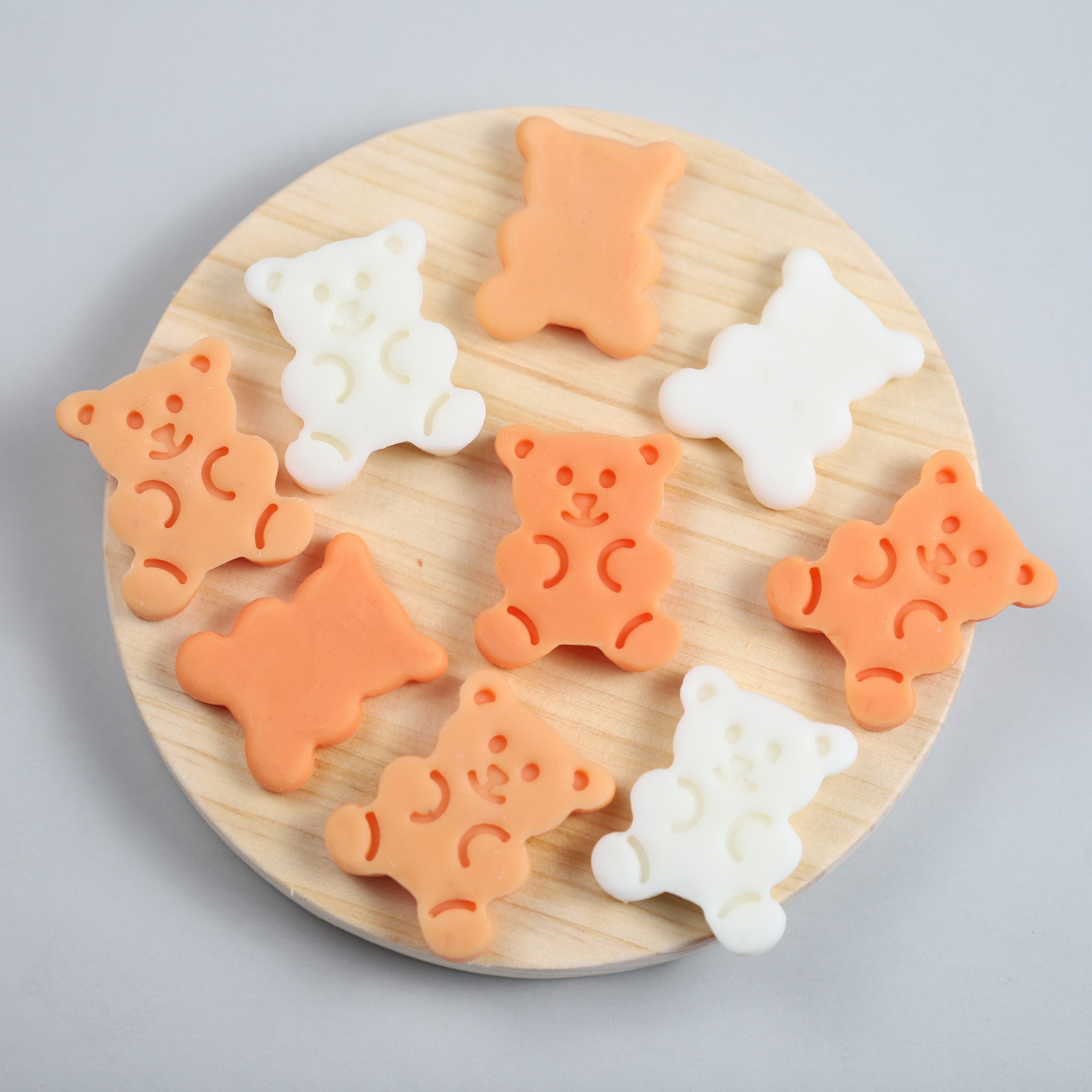 insi小熊饼干模具翻糖烘焙巧克力DIY香薰蜡烛硅胶模具