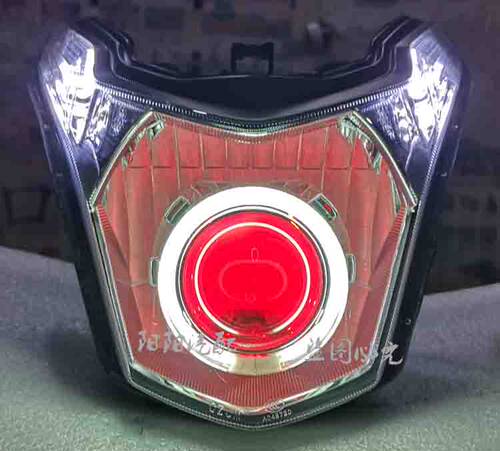 适用于DK125S/DK150S大灯总成改装透镜天使眼恶魔眼氙气灯led
