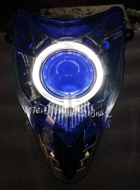 春风ST狒狒NK150NK400NK650大灯总成改装海5双光透镜氙气灯天使眼