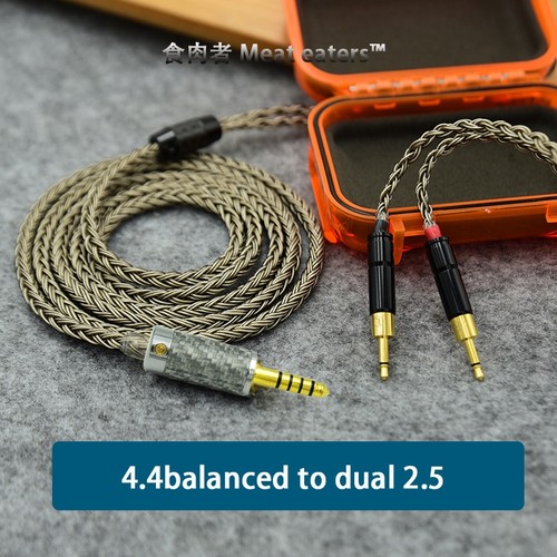 适用hifiman he400i s he560 hd700平衡耳机3.5升级线4.4卡侬2.5