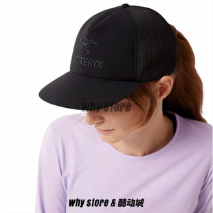 Arcteryx始祖鸟男女Logo Flat平檐卡车帽棒球帽 Trucker