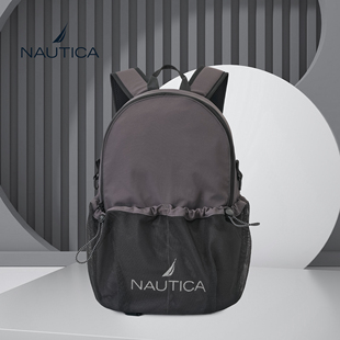 NAUTICA诺帝卡户外双肩包男女轻便大容量百搭学生书包