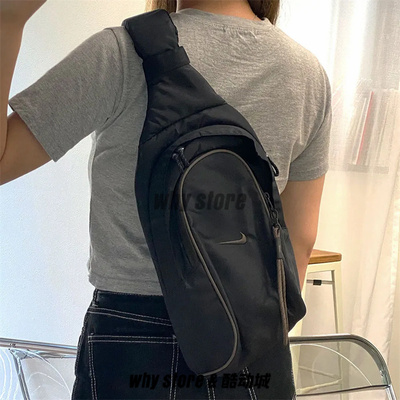 nike运动休闲单肩包胸包弓箭包