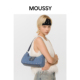 MOUSSY Cozy Fit牛仔铆钉小机车包女包小众腋下手提女包