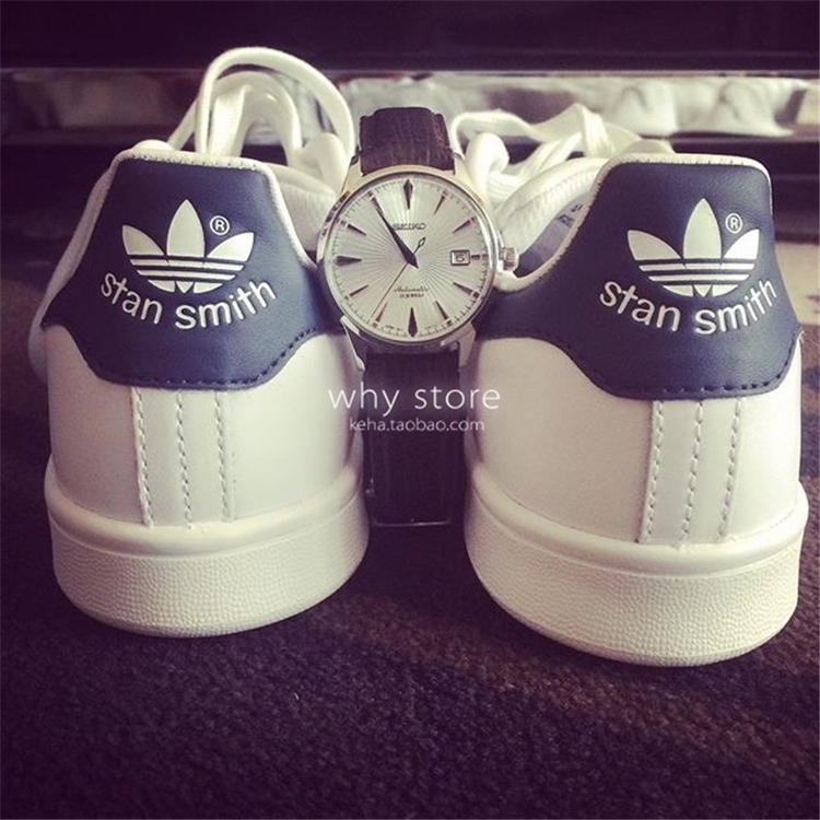 ÏÖ»õAdidas stan smithÊ·ÃÜ˹ºÚÀ¶ÉîÀ¶Î²ÄÐŮС°×Ь°åЬM20325