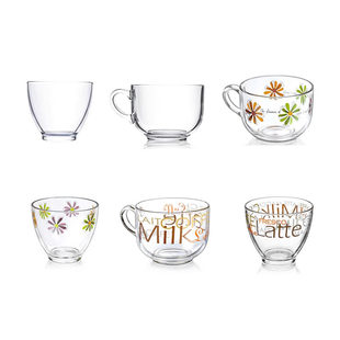 意大利进口Borgonovo博格诺玻璃早餐杯单只水杯燕麦杯酸奶牛奶杯