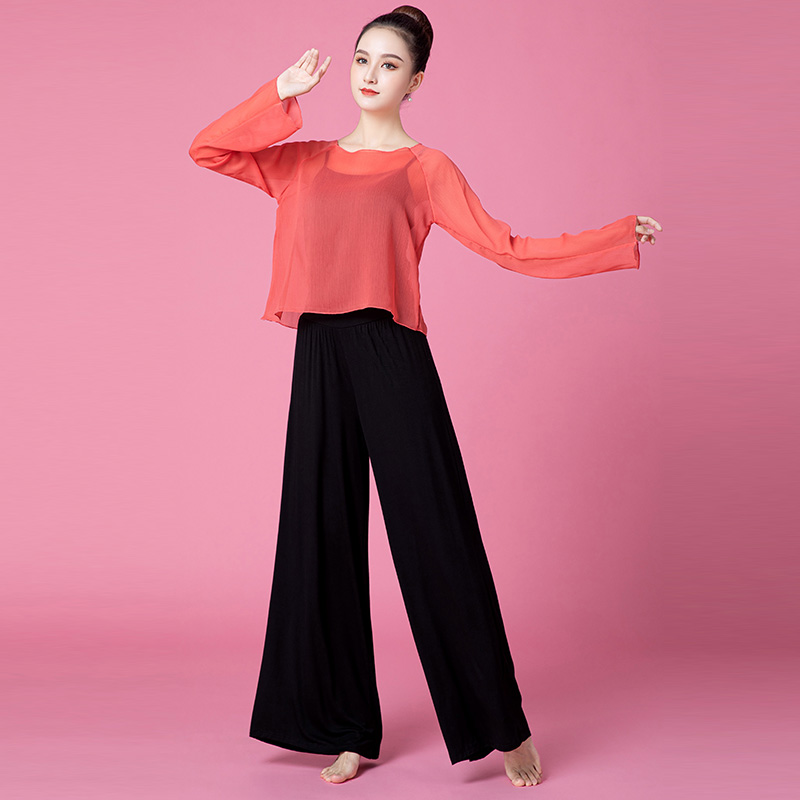 金舞门古典舞练功服宽松飘逸现代