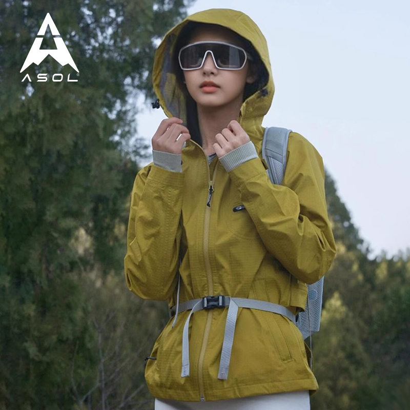 ASOL情侣登山滑雪加绒夹克冲锋衣
